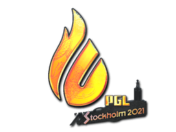 Klistermærke (Copenhagen Flames holo Stockholm 2021)