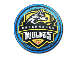 Samolepka (Copenhagen Wolves Kolín nad Rýnem 2014)