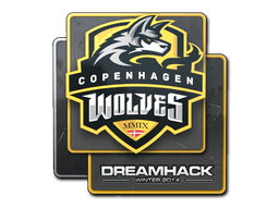 Samolepka (Copenhagen Wolves DreamHack 2014)