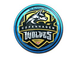 Klistermærke (Copenhagen Wolves folie Cologne 2014)
