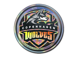 Klistermærke (Copenhagen Wolves holo Cologne 2014)