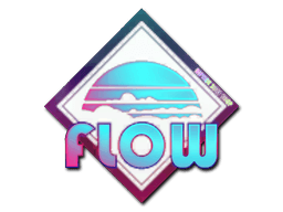 Klistermærke (Cotton Candy Flow holo)