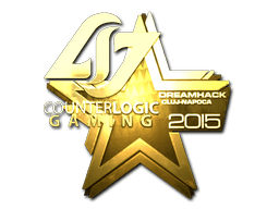 Samolepka (Counter Logic Gaming zlatá Kluž 2015)