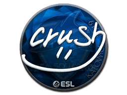 Klistermærke (crush folie Katowice 2019)