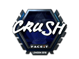 Klistermærke (crush folie London 2018)