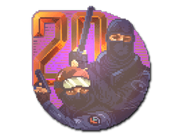 Klistermærke (CS20 Classic holo)