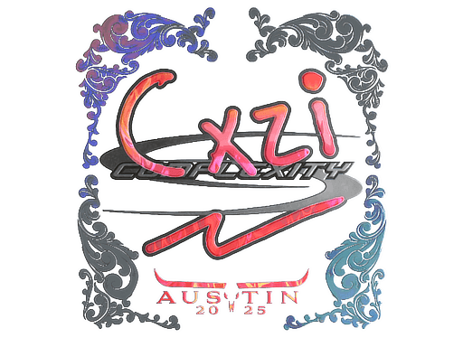 Klistermærke (Cxzi holo Austin 2025)