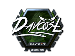 Klistermærke (DavCost folie London 2018)