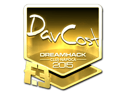 Samolepka (DavCost zlatá Kluž 2015)