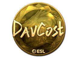 Samolepka (DavCost zlatá Katowice 2019)