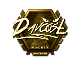 Samolepka (DavCost zlatá London 2018)