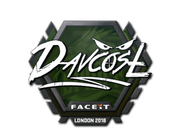 Samolepka (DavCost London 2018)