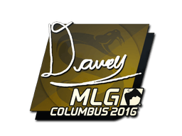 Samolepka (DAVEY MLG Columbus 2016)
