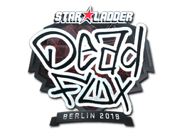 Klistermærke (DeadFox folie Berlin 2019)