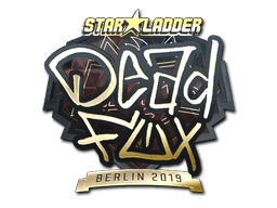 Klistermærke (DeadFox guld Berlin 2019)