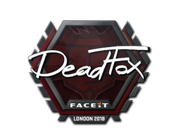Klistermærke (DeadFox London 2018)