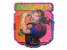 Klistermærke (Defuse It holo)