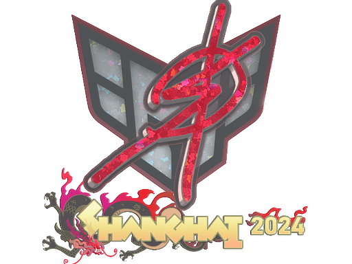 Klistermærke (degster glitter Shanghai 2024)