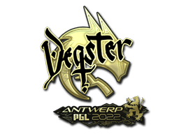 Samolepka (degster zlatá PGL Antwerp 2022)