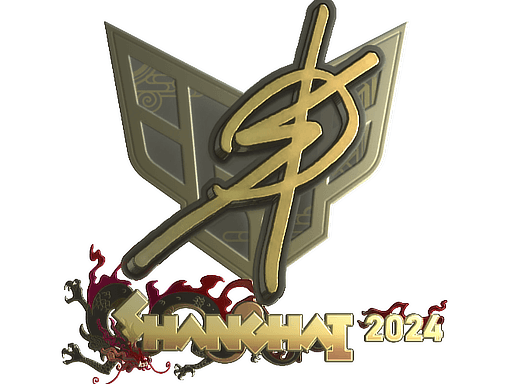 Samolepka (degster zlatá Perfect World Shanghai 2024)