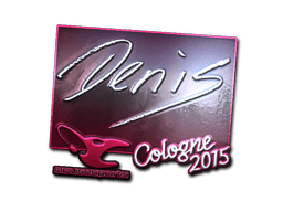 Klistermærke (denis folie Cologne 2015)