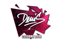 Klistermærke (denis folie Cologne 2016)