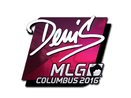 Klistermærke (denis folie MLG Columbus 2016)