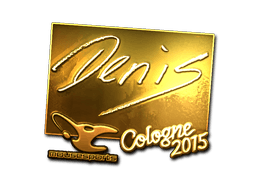 สติกเกอร์ (denis ทอง Cologne 2015)