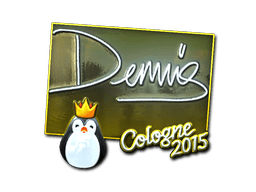Klistermærke (dennis folie Cologne 2015)
