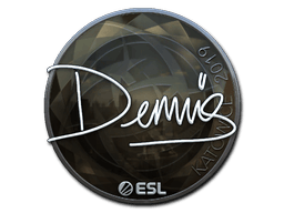 Klistermærke (dennis folie Katowice 2019)