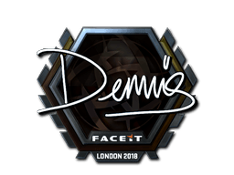 Klistermærke (dennis folie London 2018)