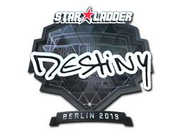 Klistermærke (DeStiNy folie Berlin 2019)