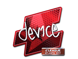 Aufkleber (device Glanz Atlanta 2017)