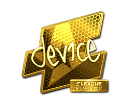 Aufkleber (device Gold Atlanta 2017)