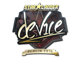 Aufkleber (device Gold Berlin 2019)