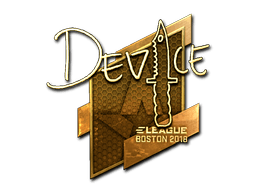 Aufkleber (device Gold Boston 2018)
