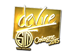 Aufkleber (device Gold Köln 2015)