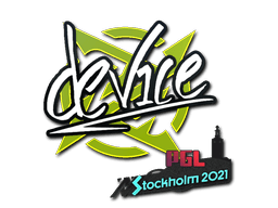 Aufkleber (device Stockholm 2021)