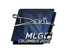 Samolepka (DEVIL MLG Columbus 2016)