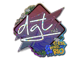Klistermærke (dgt glitter Rio 2022)