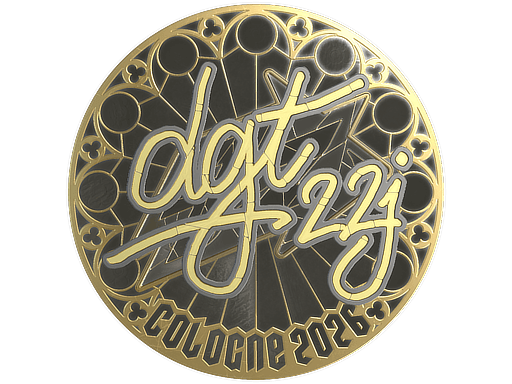 Klistermærke (dgt guld Cologne 2026)