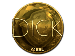 สติกเกอร์ (DickStacy ทอง Katowice 2019)