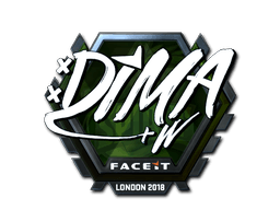 สติกเกอร์ (Dima ฟอยล์ London 2018)