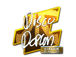 Klistermærke (disco doplan folie Atlanta 2017)