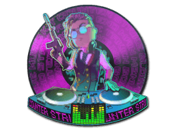 สติกเกอร์ (DJ Safecracker เลนติคูลาร์)