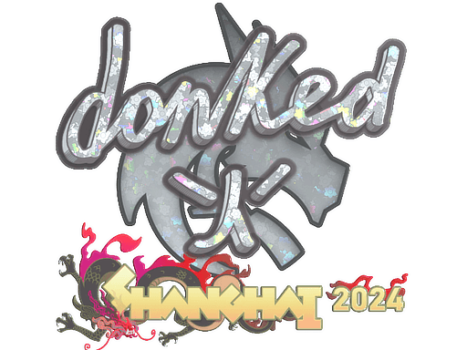 Klistermærke (donk glitter Shanghai 2024)