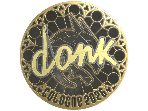 Klistermærke (donk guld Cologne 2026)