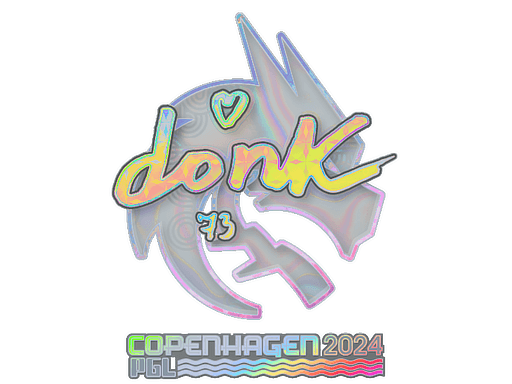 Klistermærke (donk holo Copenhagen 2024)