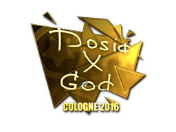 Samolepka (Dosia zlatá ESL Cologne 2016)