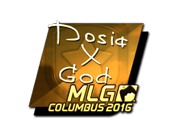 Samolepka (Dosia zlatá MLG Columbus 2016)